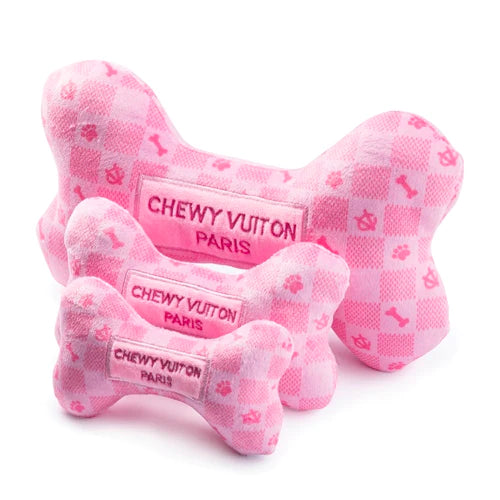 Pink Checker Chewy Vuiton Toys