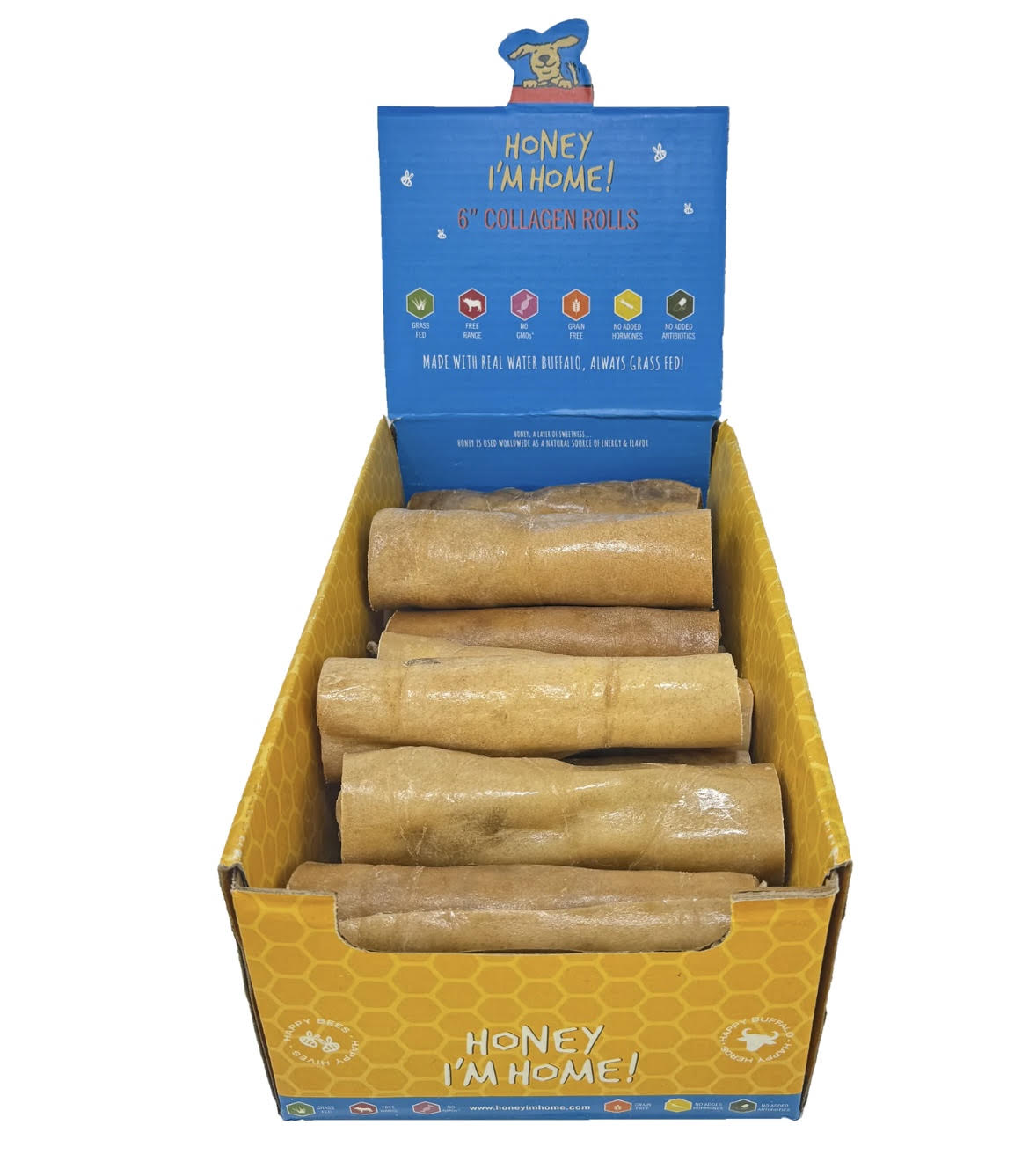 Honey I'm Home 6" Collagen Rolls