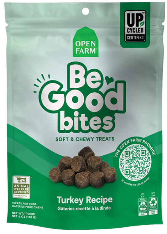 Open Farm Be Good Bites Turkey Treats 6oz