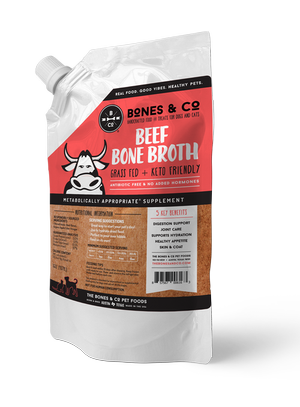 Bones & Co Beef Bone Broth for Dogs & Cats (frozen), 16-oz