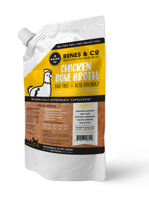 Bones & Co Chicken Bone Broth for Dogs & Cats (frozen), 16-oz