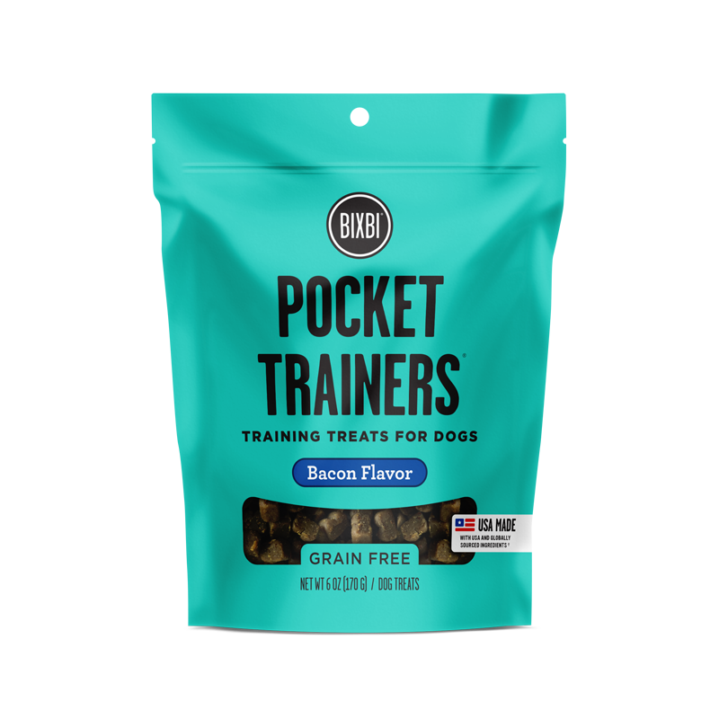 Bixbi Pocket Trainers Bacon Flavored Training Treats 6oz