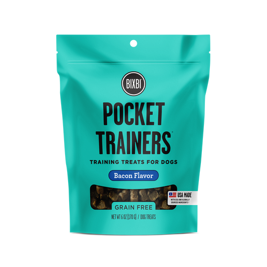 Bixbi Pocket Trainers Bacon Flavored Training Treats 6oz