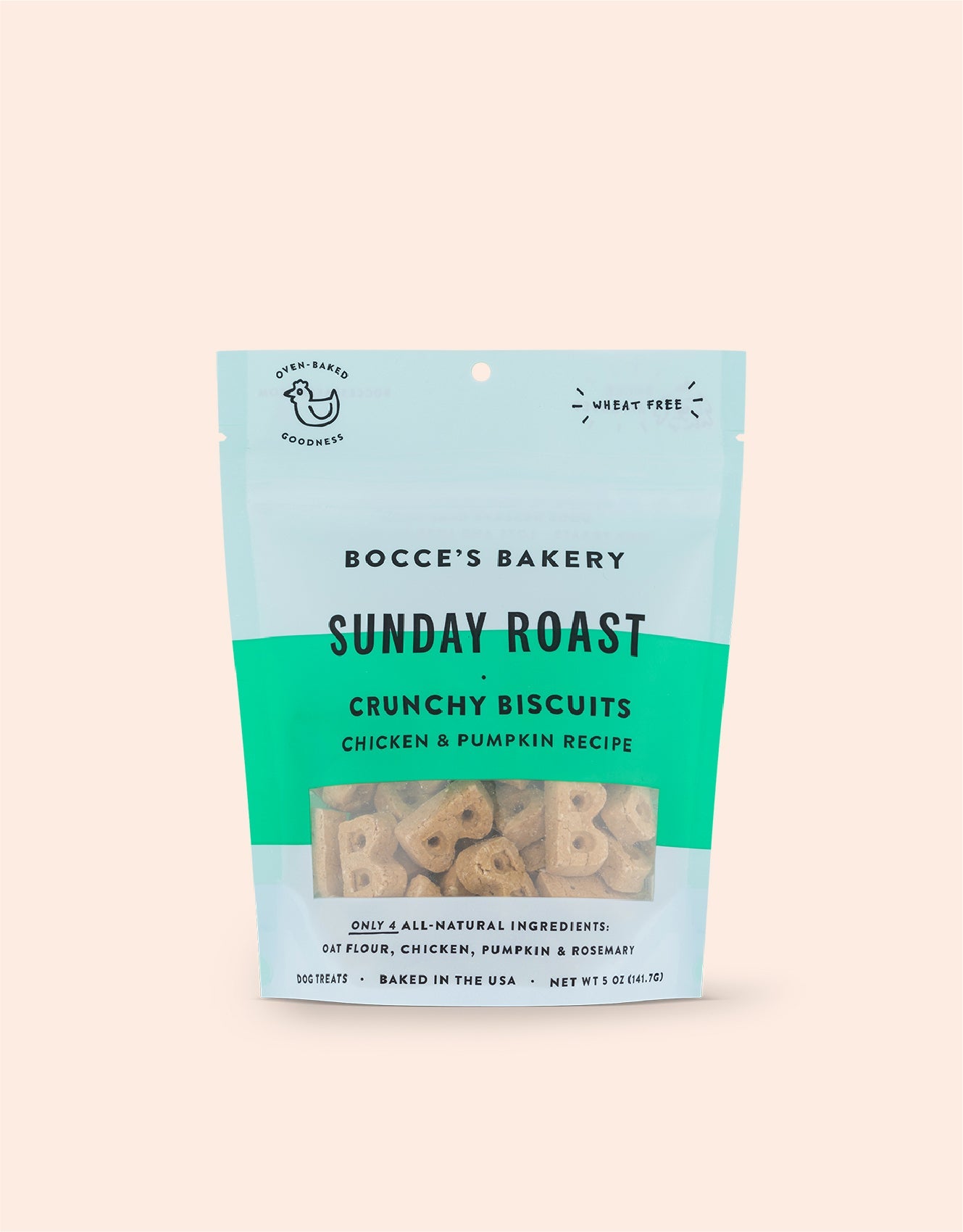 Bocce's Bakery Everyday Sunday Roast Chicken & Pumpkin Recipe Soft & Chewy Dog 6oz