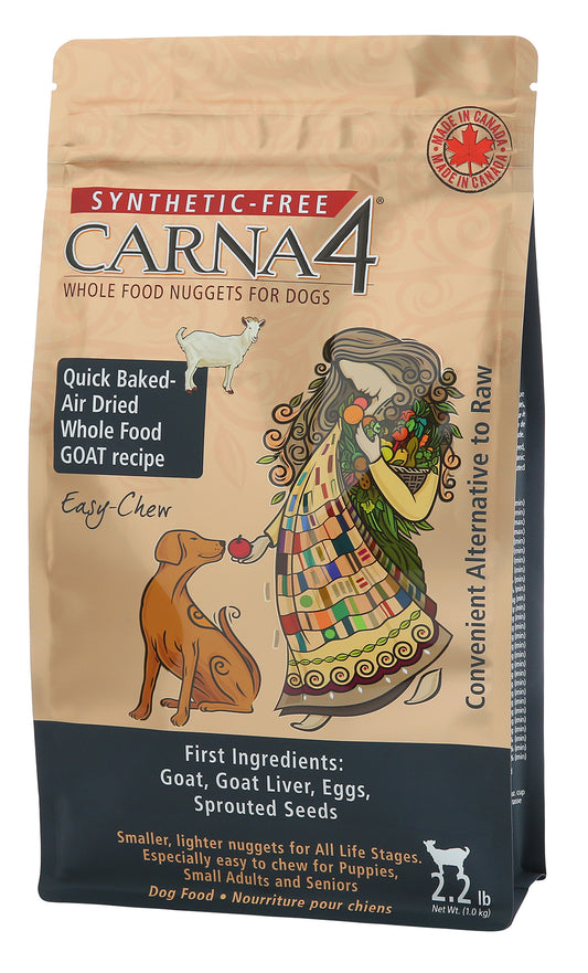 Synthetic-Free Carna4 Easy Chew Goat Formula Dog Food, 2.2lbs