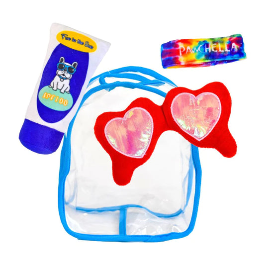 PatchworkPet Festival Backpack Dog Toy