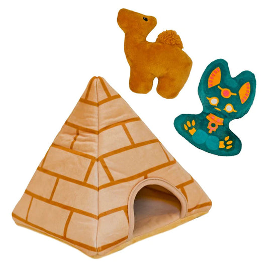 PatchworkPet Egyptian Pyramid Dog Toy