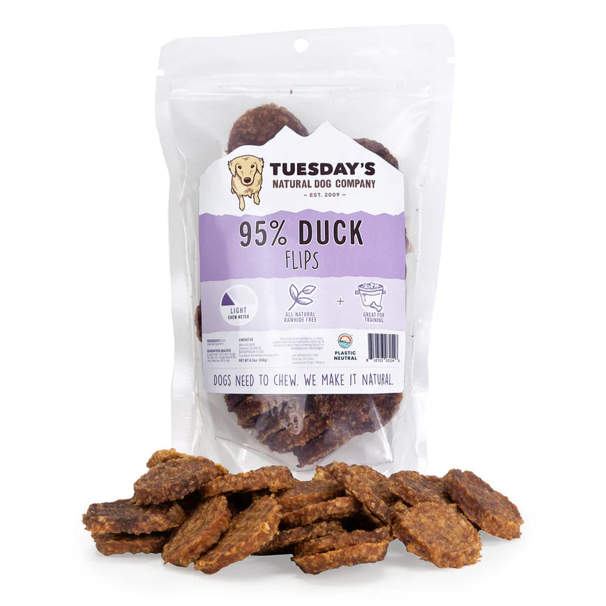 Tuesday's Natural Dog Company "Flips" Treats 8.5oz