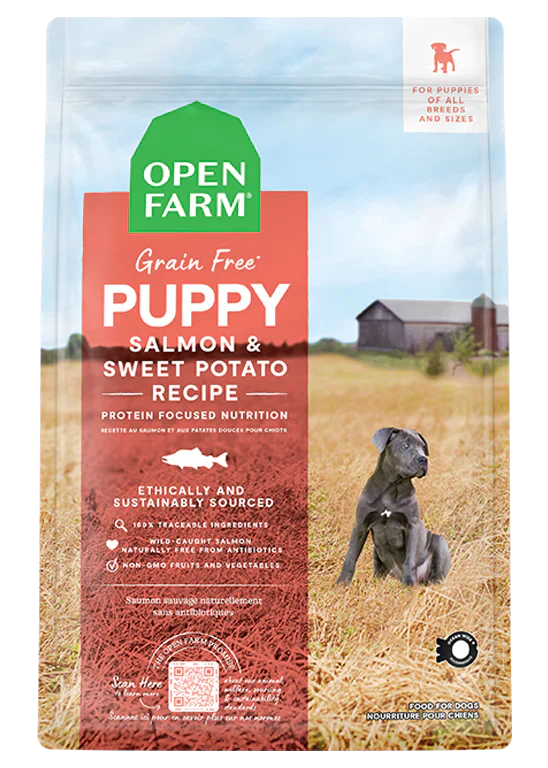 Open Farm Salmon & Sweet Potato Grain Free Puppy Recipe 4lb