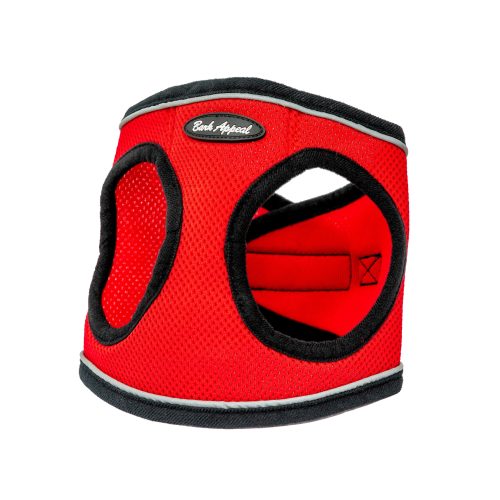 Bark Appeal Red Mesh Reflective Harness