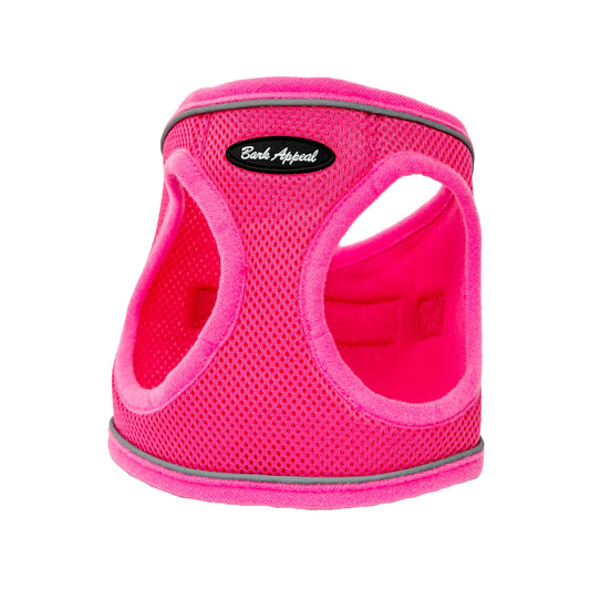 Bark Appeal Pink Mesh Reflective Harness