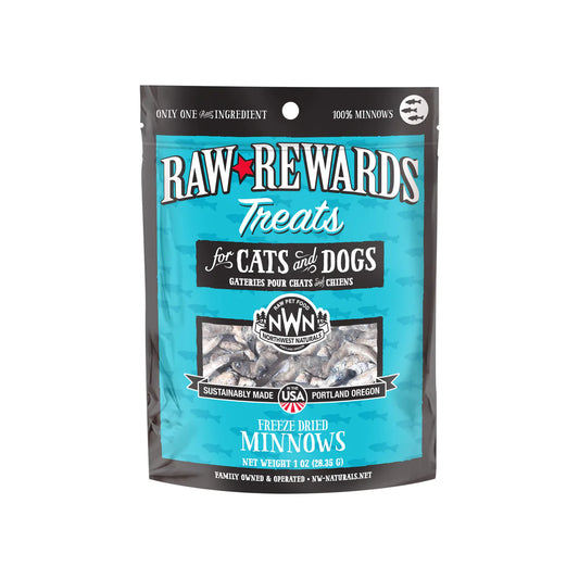 Northwest Naturals Raw Rewards Minnows Treats For Cats & Dogs 1 oz