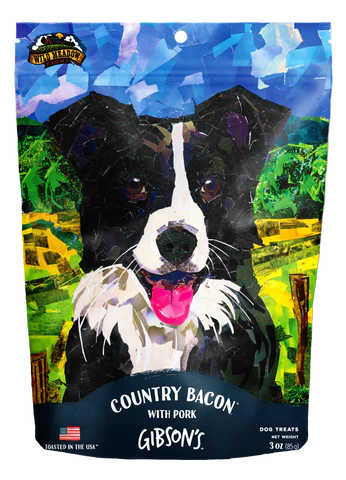 Wild Meadow Farms Gibson's Country Bacon with Pork Jerky Treats 3oz