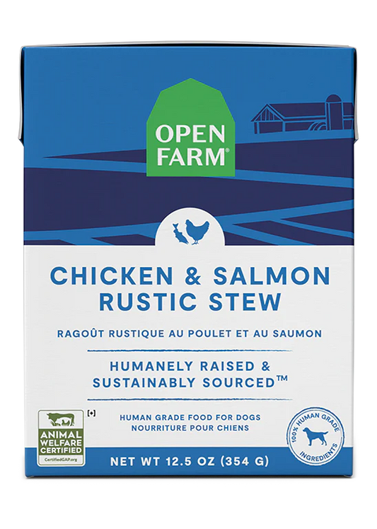 Open Farm Chicken & Salmon Rustic Stew 12.5oz