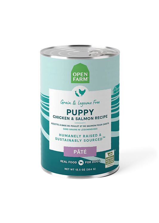 Open Farm Puppy Chicken & Salmon Pâté 12.5oz