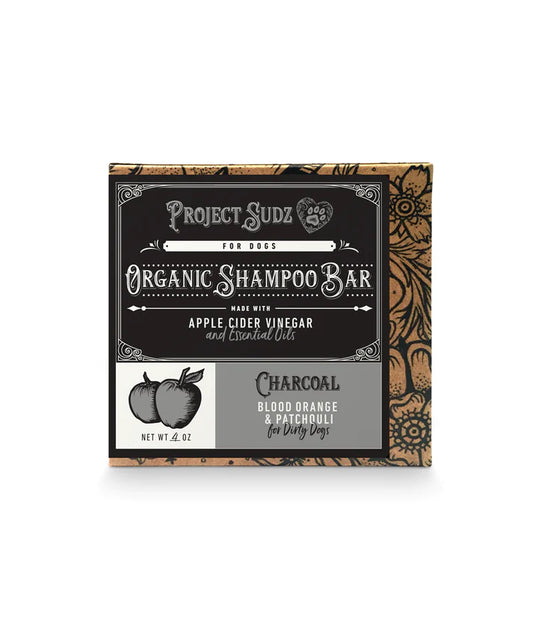 Project Sudz Charcoal Organic Shampoo Bar, 4oz