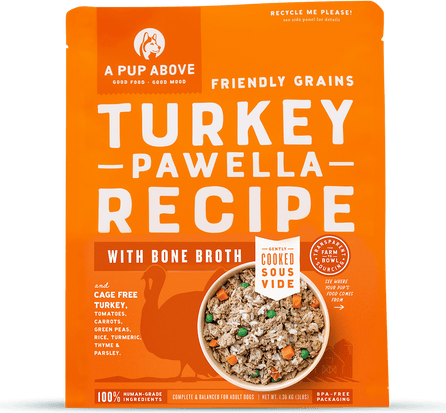 A Pup Above Turkey Pawella Friendly Grains Gently Cooked Dog Food (frozen), 1-lb