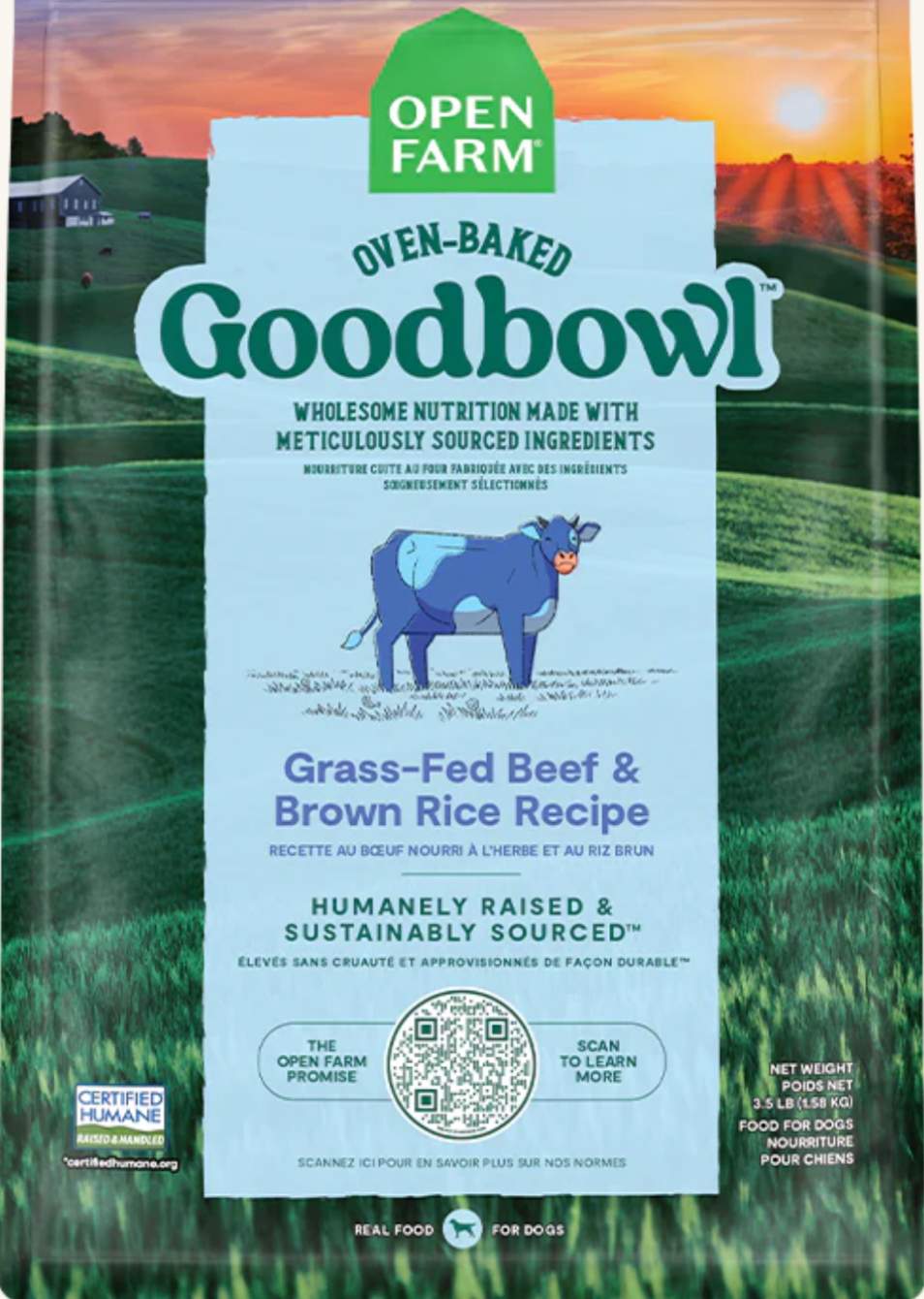 Open Farm Goodbowl Grass-Fed Beef & Brown Rice Recipe