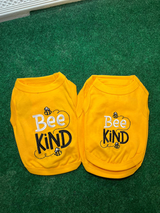 Parisian Pet T-shirt "Bee Kind"