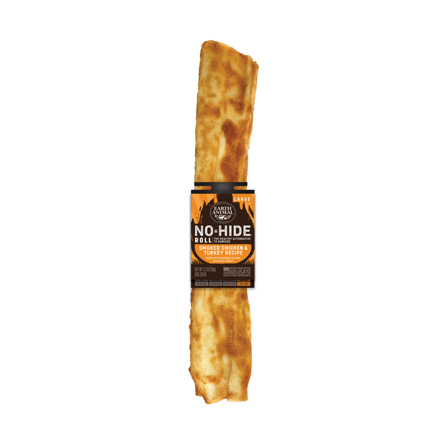 Earth Animal No-Hide Smoked Chicken & Turkey Chew Dog Treat