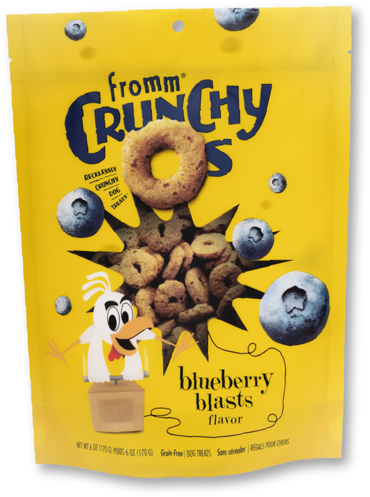 Fromm Crunchy O's Blueberry Blast Dog Treats,