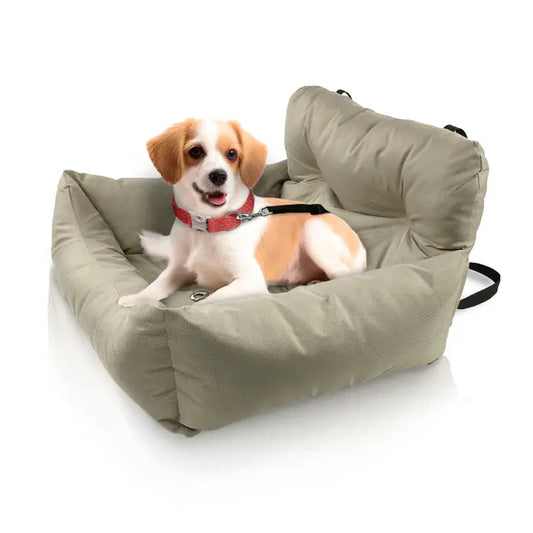 Precious Tails Seat Belt Compatible Travel Pet Bed