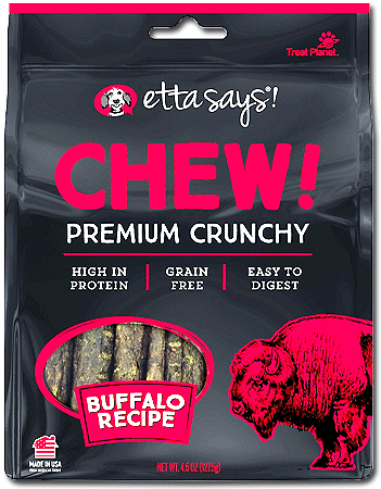 Etta Says! Buffalo Recipe Chew Treats 4.5oz