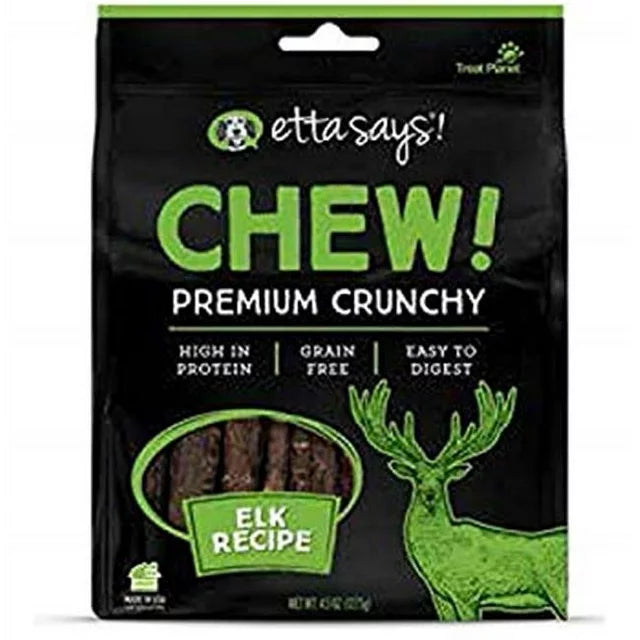 Etta Says! Elk Recipe Chew Treats 4.5oz