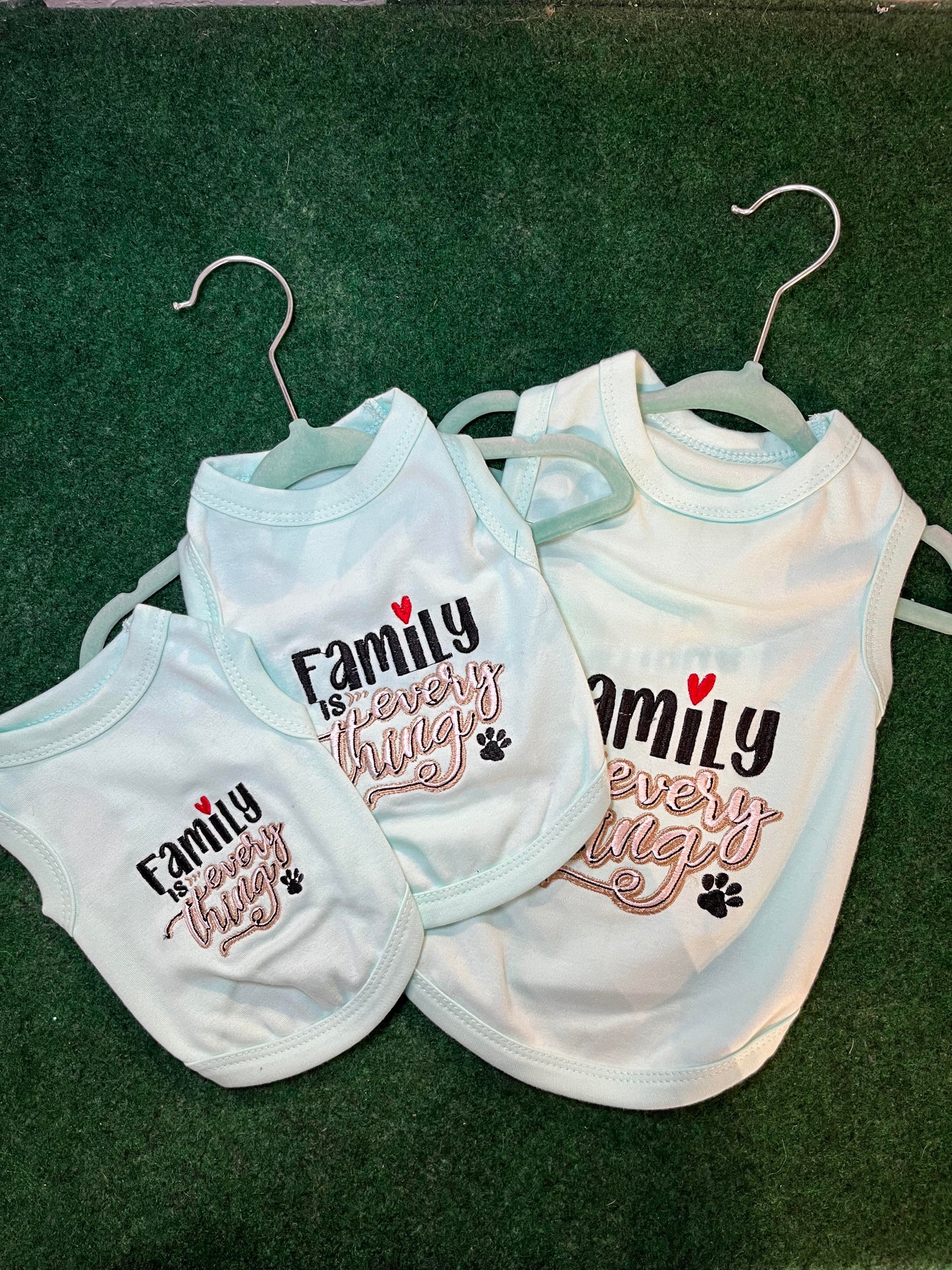 Parisian Pet T-shirt "Family is Everything"