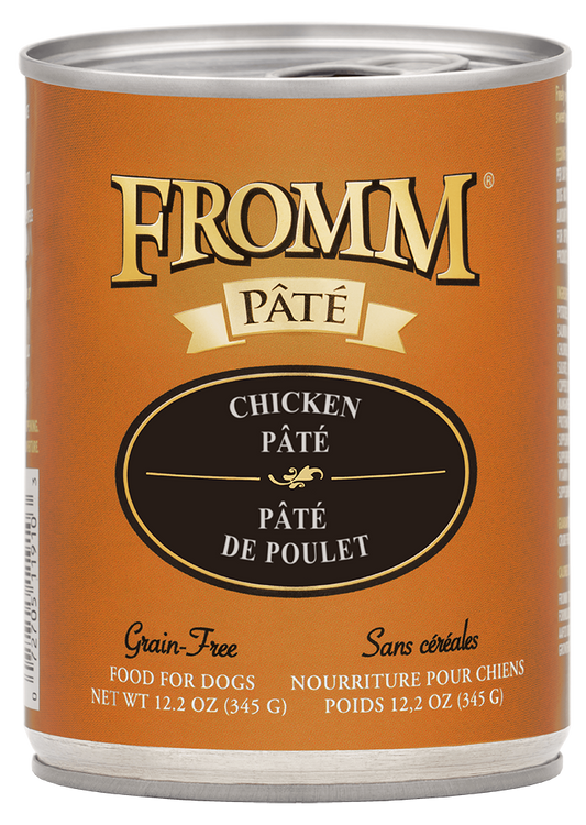 Fromm Chicken Pate Canned Dog Food, 12.2-oz