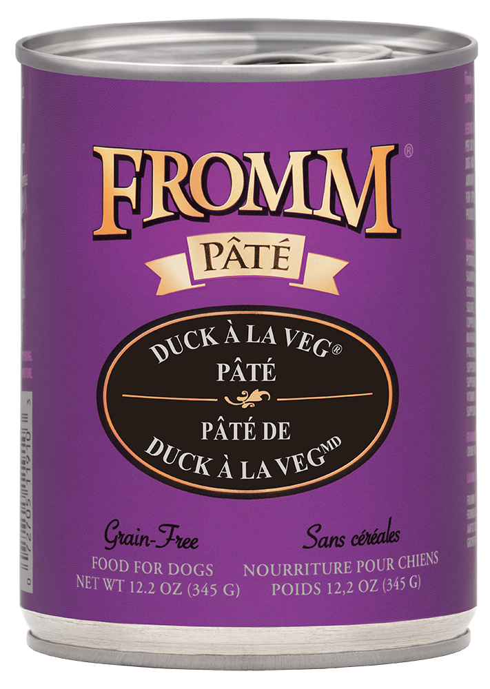 Fromm Duck A La Veg Pate Canned Dog Food, 12.2-oz