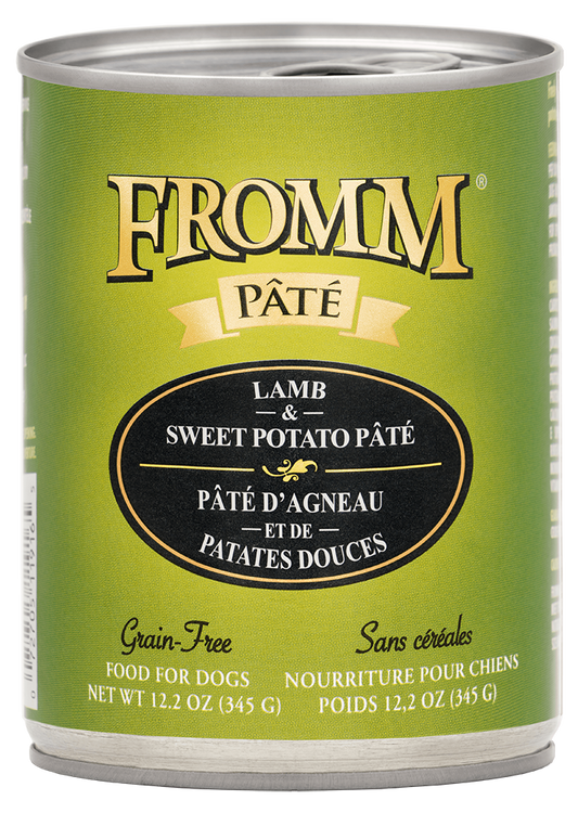 Fromm Lamb & Sweet Potato Pate Canned Dog Food, 12.2-oz