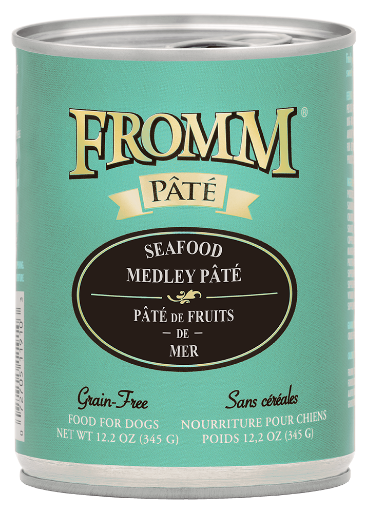 Fromm Seafood Medley Pate Canned Dog Food, 12.2-oz