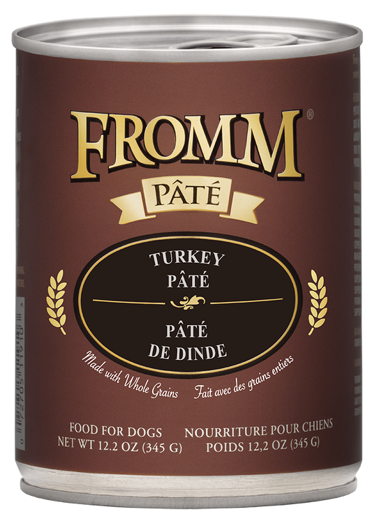 Fromm Turkey Pate Canned Dog Food, 12.2-oz