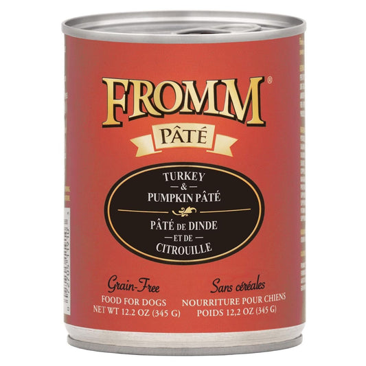 Fromm Turkey & Pumpkin Pate Canned Dog Food, 12.2oz