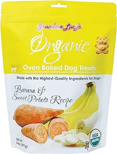 Grandma Lucy's Organic Oven Baked Banana & Sweet Potato Treats 14oz