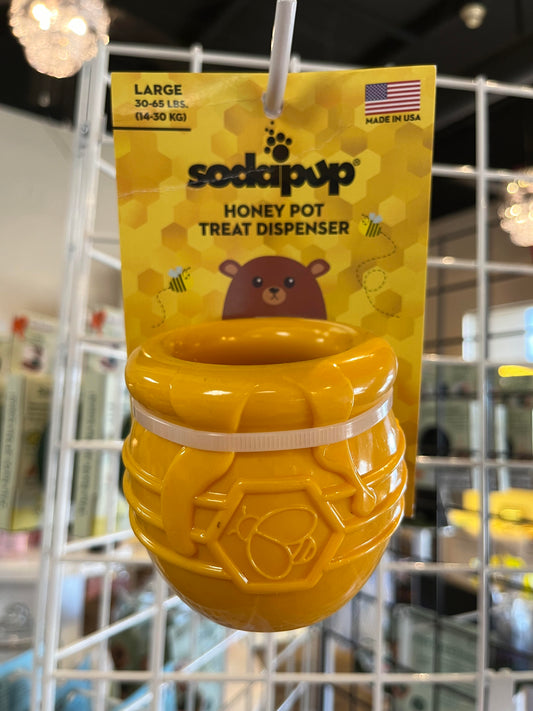 SodaPup Honey Pot Treat Dispenser