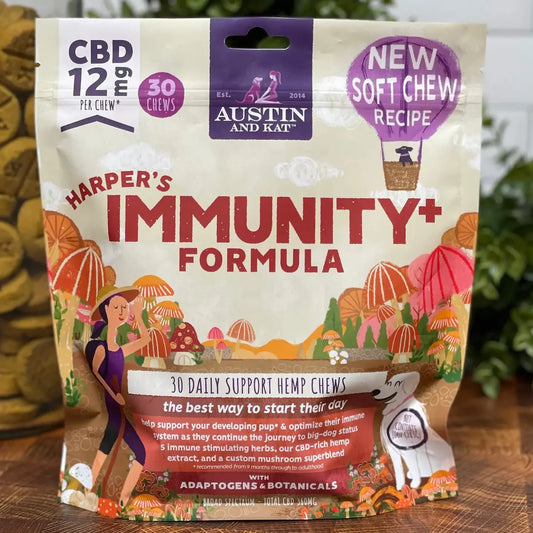 Austin and Kat Happer's Immunity+ Formula CBD Chews, 10oz