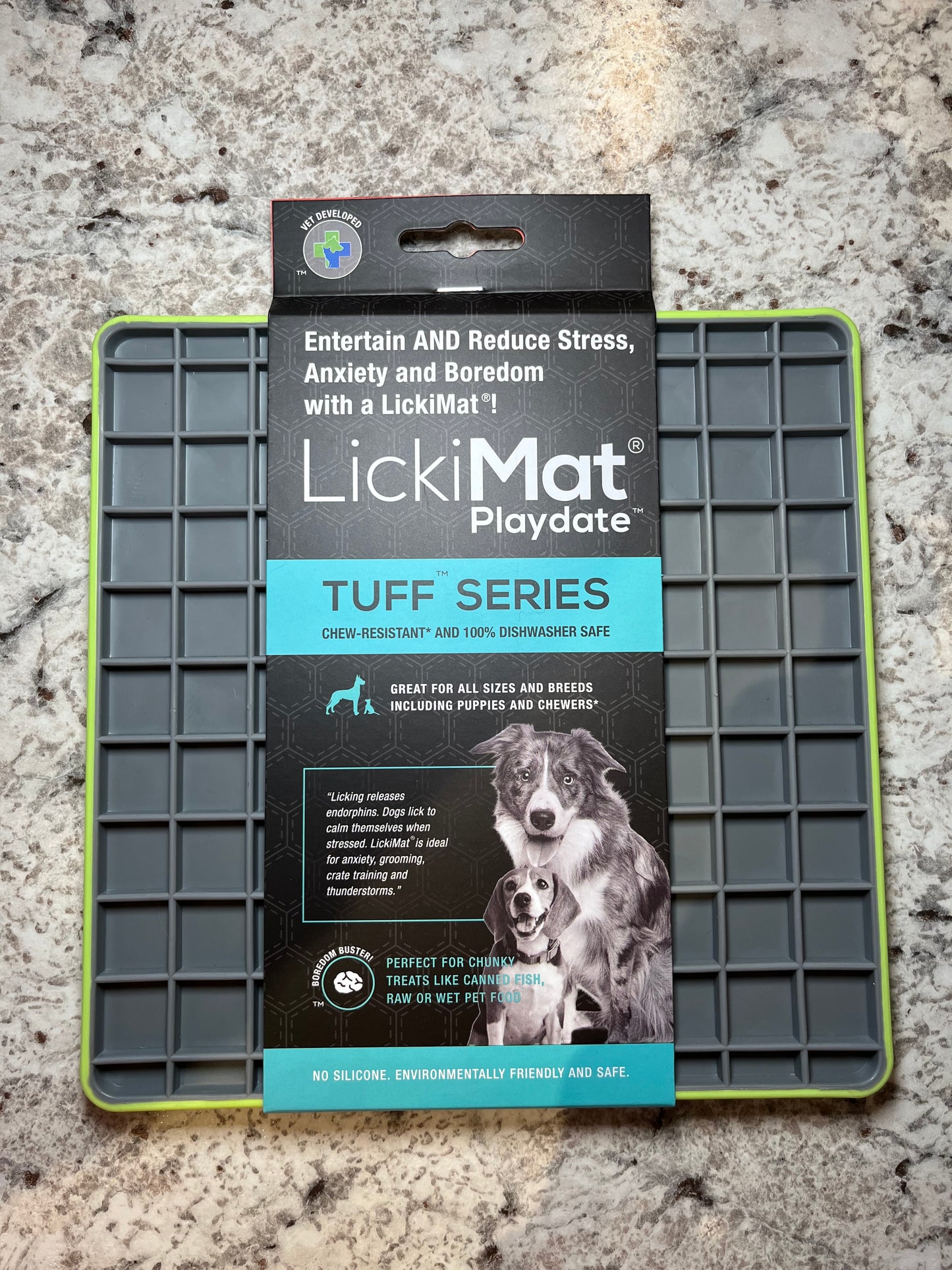 LickiMat Playdate Tuff Series Slow Feeder Mat