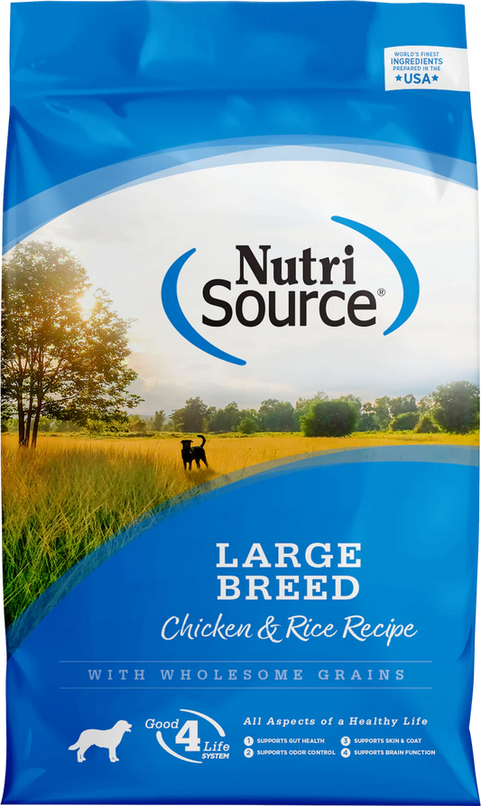 NutriSource Large Breed Wholesome Grains Dry Food, 26lb