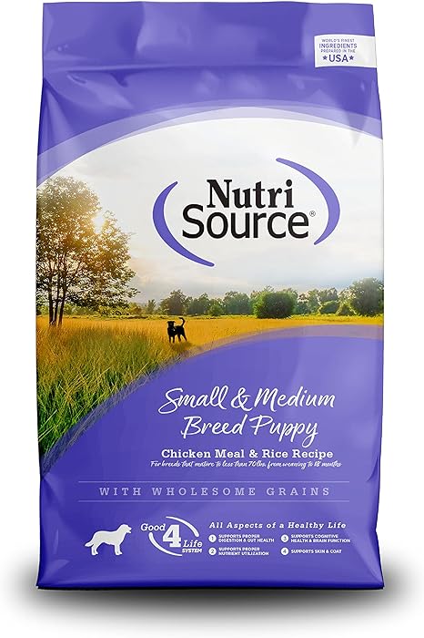 NutriSource Puppy Food for Small and Medium Breeds Dry Food