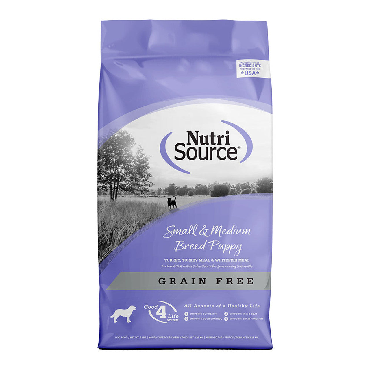 NutriSource Small & Medium Breed Puppy Grain Free Dry Dog Food