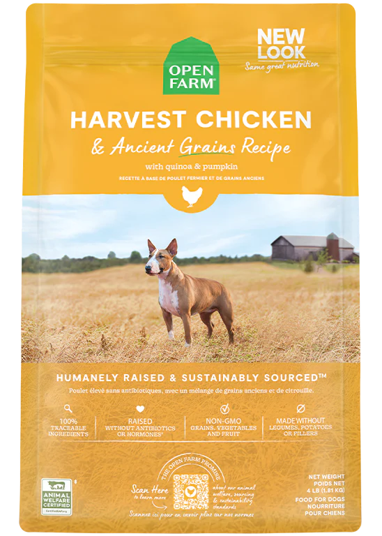 Open Farm Harvest Chicken & Ancient Grains Recipe