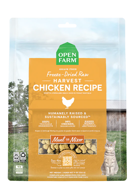 Open Farm Grain Free Freeze-Dried Raw Harvest Chicken Recipe