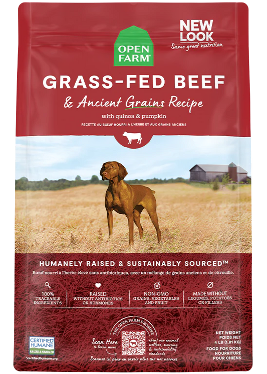 Open Farm Grass-Fed Beef & Ancient Grains Recipe