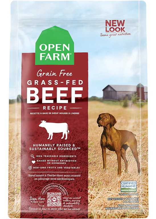 Open Farm Grain Free Grass-Fed Beef Recipe