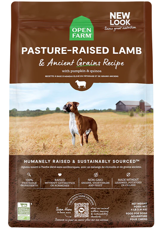 Open Farm Pasture-Raised Lamb & Ancient Grains Recipe