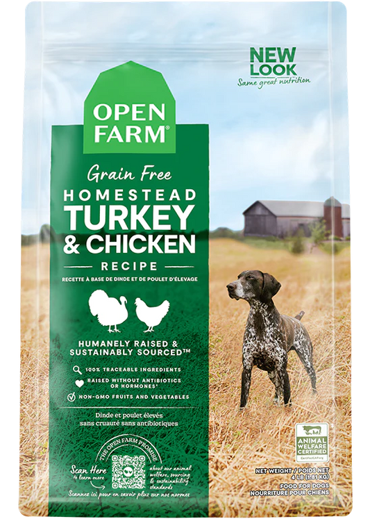 Open Farm Grain Free Homestead Turkey & Chicken Recipe