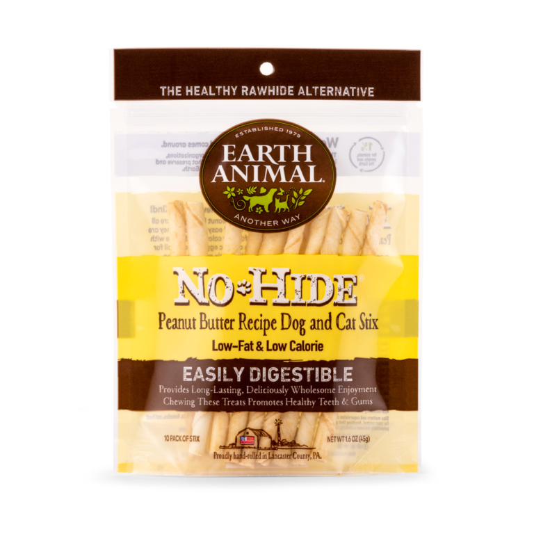 Earth Animal No-Hide Stix Chew Dog Treat, 10-pk