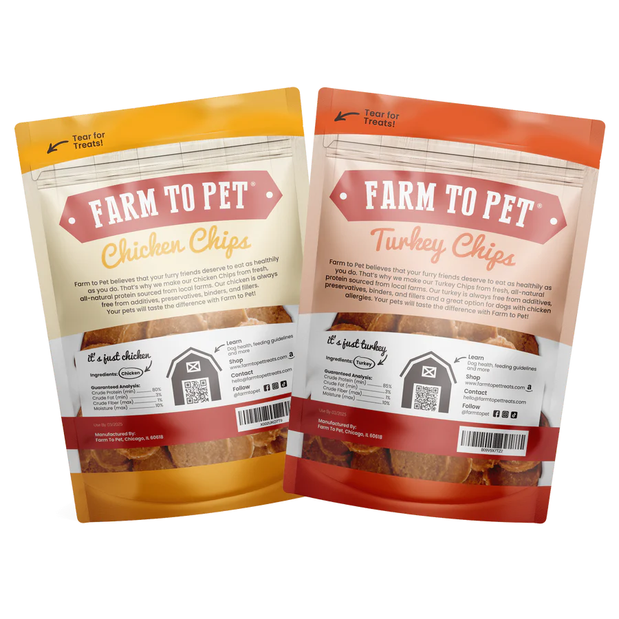 Farm to Pet Chip Treats 4oz